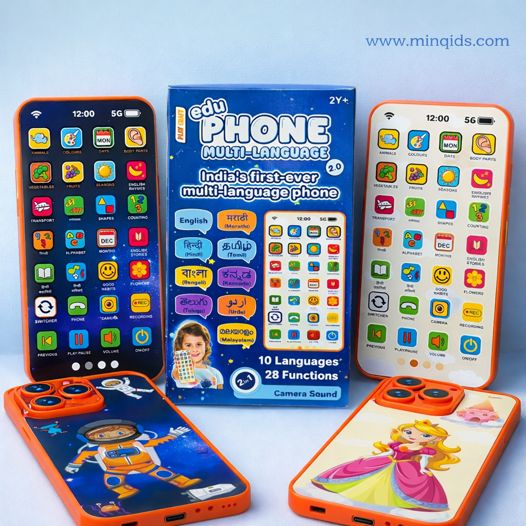 Edu Phone 10 Language Learning Toy – 28 Functions Interactive Educational Phone