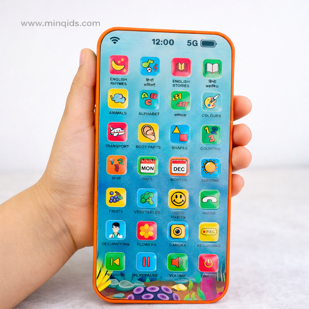 Edu Phone 2 Language Learning Toy – Screen-Free Interactive Learning Toy for Kids | 22 Educational Features