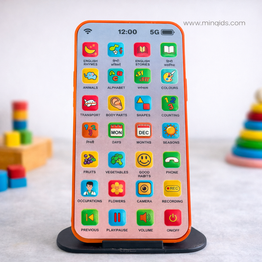 Edu Phone 2 Language Learning Toy – Screen-Free Interactive Learning Toy for Kids | 22 Educational Features