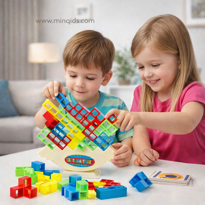 Tetra Tower Balance Blocks Game – Brain Development & Problem-Solving Toy for Kids