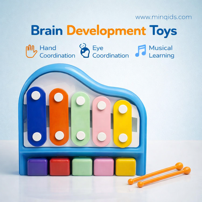 Xylophone - Kids Musical Toy | Colorful Early Learning Instrument for Brain Development