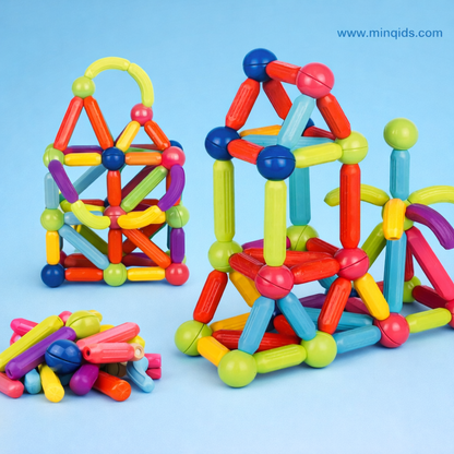 Magnetic Bar Blocks 25 PCS  – Magnetic Construction Building Toy Set