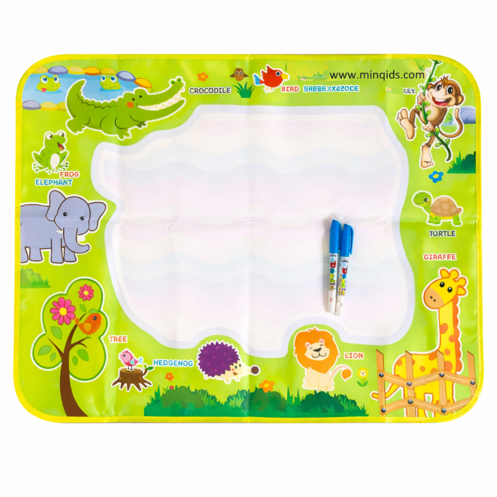 Water Drawing Mat With Magic Reusable Pens
