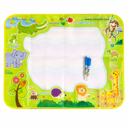 Water Drawing Mat With Magic Reusable Pens