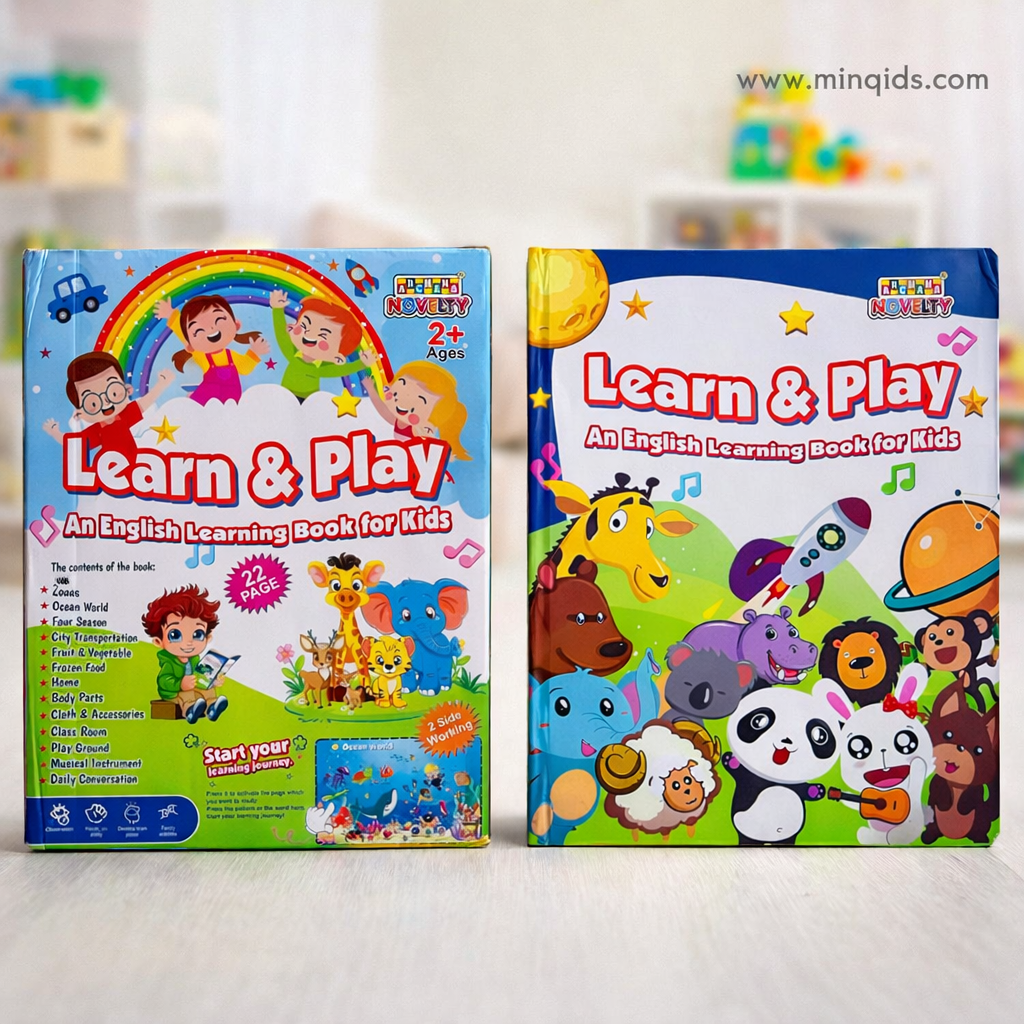 Learn & Play English Book – Interactive Educational Sound Book