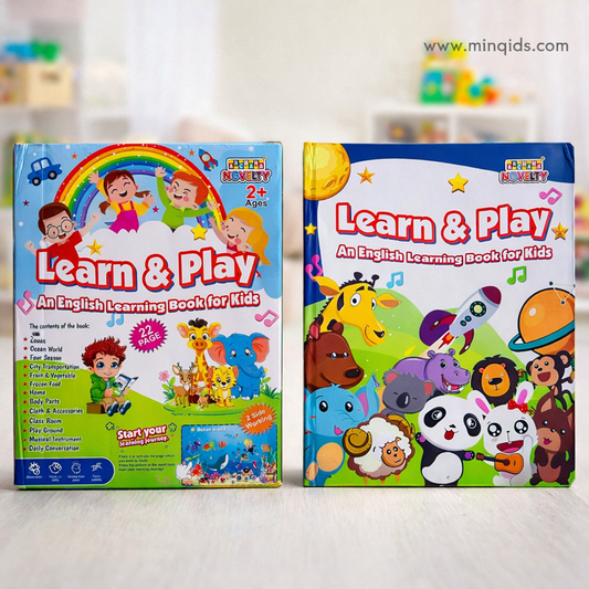 Learn & Play English Book – Interactive Educational Sound Book