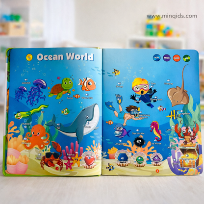 Learn & Play English Book – Interactive Educational Sound Book