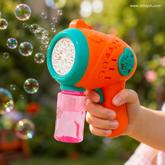 Bubble Gun Automatic  – Electric Bubble Blaster Toy with Bubble Solution