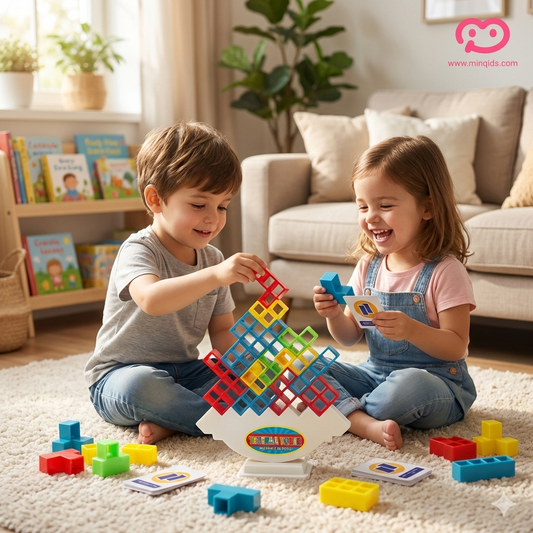 Tetra Tower Balance Blocks Game – Brain Development & Problem-Solving Toy for Kids