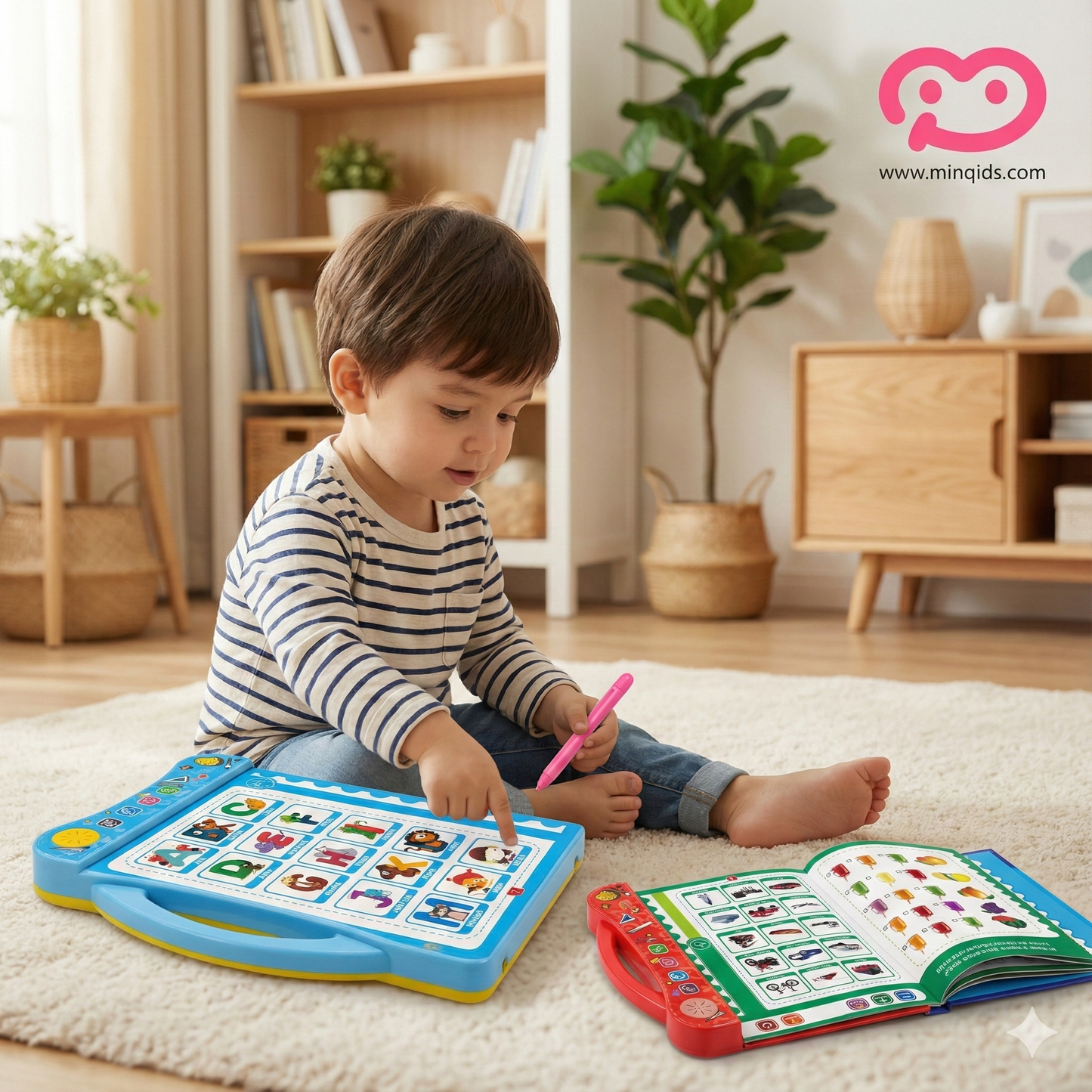 Interactive Musical Learning Book – Intelligence Book for Kids | Phonics, Music & Early Learning