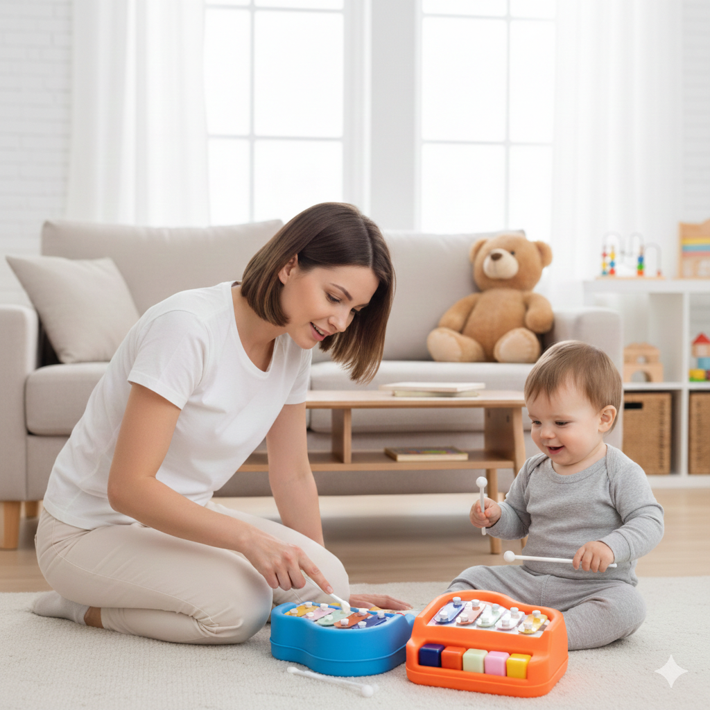Xylophone - Kids Musical Toy | Colorful Early Learning Instrument for Brain Development