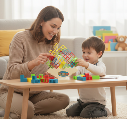 Tetra Tower Balance Blocks Game – Brain Development & Problem-Solving Toy for Kids