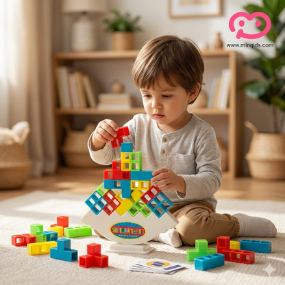 Tetra Tower Balance Blocks Game – Brain Development & Problem-Solving Toy for Kids