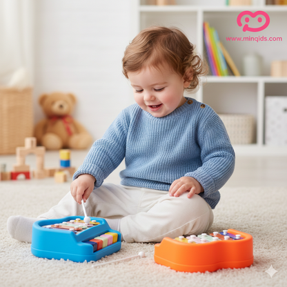Xylophone - Kids Musical Toy | Colorful Early Learning Instrument for Brain Development