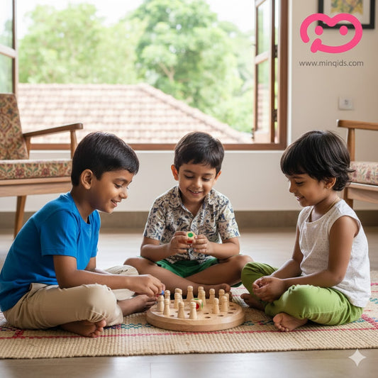 Memory Chess Game - Color Matching & Brain Boosting Fun | Quality Wooden Material