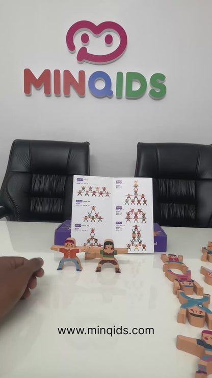Hercules Human Balance Stacking Game | Premium Quality Wooden Toy