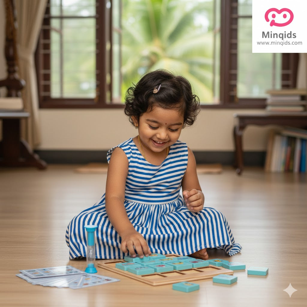 Instant Memory Card Game | Matching & Logic Puzzle | Premium Quality Wooden Toy