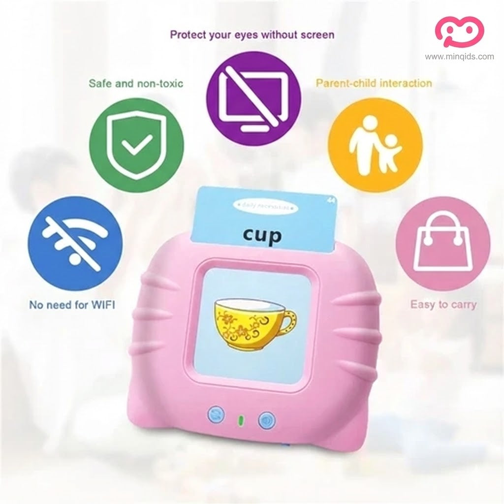 Flash Card Reader - Early Talking English Words| Pre Learning Toy