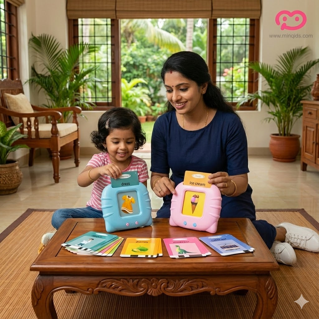 Flash Card Reader - Early Talking English Words| Pre Learning Toy