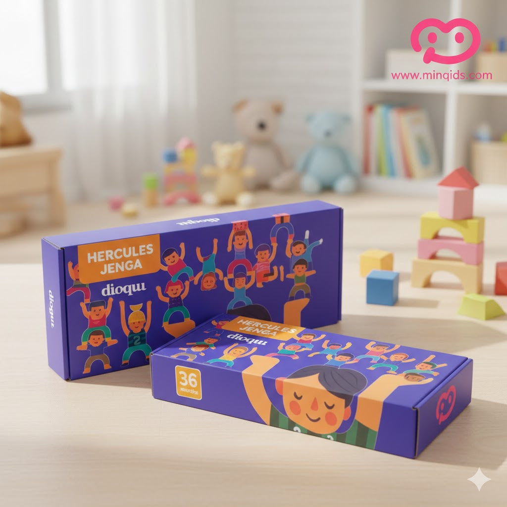 Hercules Human Balance Stacking Game | Premium Quality Wooden Toy