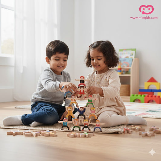 Hercules Human Balance Stacking Game | Premium Quality Wooden Toy