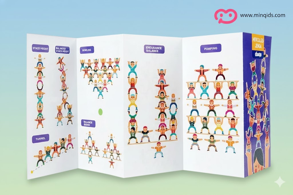 Hercules Human Balance Stacking Game | Premium Quality Wooden Toy