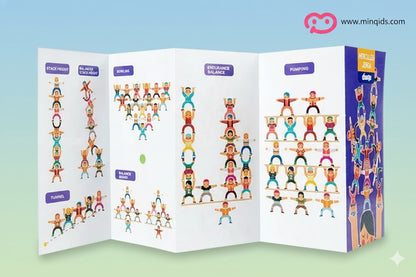 Hercules Human Balance Stacking Game | Premium Quality Wooden Toy